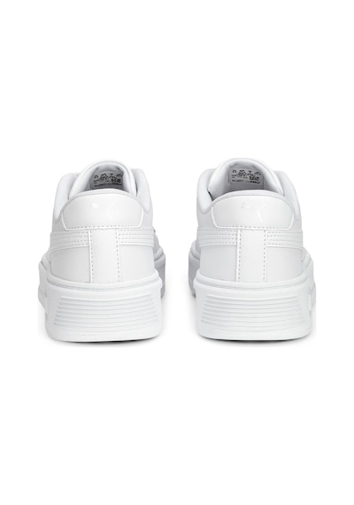 Puma Smash Platform V3 Tdp Beyaz Kadın Sneaker Beyaz-gumus