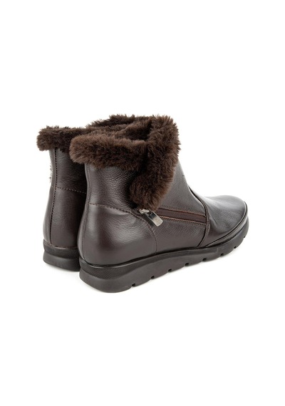Muya Yeti 6 Nokta Anatomik Taban Fermuarlı Hakiki Deri Kadın Bot 321874-98520