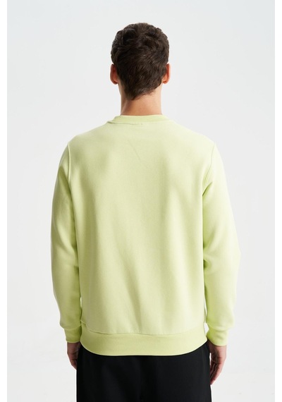AR-MA Arma Şık Erkek Regular Fit 3 İplik Şardonlu Bisiklet Yaka Sweatshirt 001