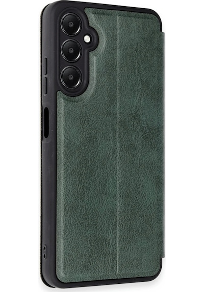 Cosmotex Newface Samsung Galaxy Uyumlu  A35 5g Kılıf Flip Cover - Koyu Yeşil