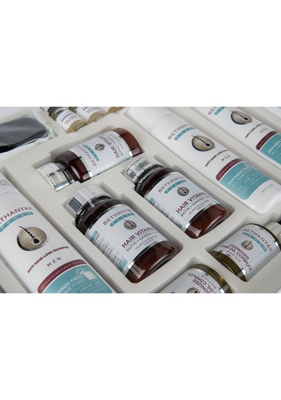 Bethantax Power Hair Loss 6 Months Flacon Plus Hair Set