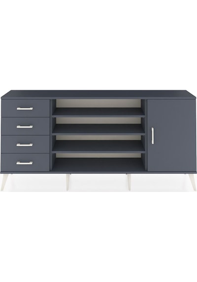 Arges Konsol 6 Raflı 4 Çekmeceli Tek Kapaklı 176x30x83 Antrasit-antrasit/antrasit Antrasit/antrasit Arges Konsol 6 Raflı 4 Çekmeceli Tek Kapaklı 176x30x83 Antrasit-antrasit/antrasit Antrasit/antrasit