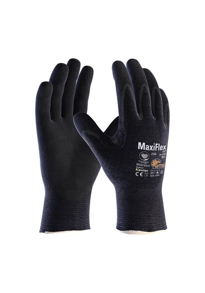Atg Maxiflex Cut 34-1743 Kesilme Dirençli En İnce İş Eldiveni Siyah