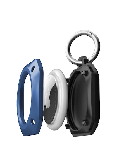 Buff Tagsafe Proshield Taşınabilir Anahtarlık Apple Uyumlu AirTag Kılıf Blue