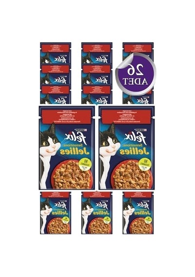 Sığır Ve Domatesli Kedi Yaş Besini, 26 X 85 Gr 100 G