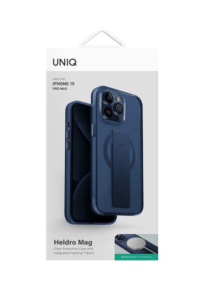 Apple Uyumlu iPhone 15 Pro Max Heldro Mag Serisi Magsafe Özellikli Magclick Tutma Bandı Flexgrip Deep Blue 01-Gümüş Apple Uyumlu iPhone 15 Pro Max Heldro Mag Serisi Magsafe Özellikli Magclick Tutma Bandı Flexgrip Deep Blue 01-Gümüş