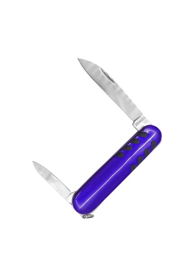 Argeus Çift Ağızlı Cep Kamp Çakısı Mor K5017-8 Çok Renkli