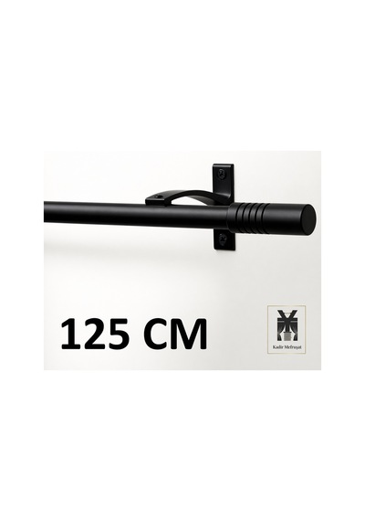 Siyah Alüminyum Tek Kanallı Rustik - Dekoratif Rustik Siyah125cm - 873508043 Siyah125cm