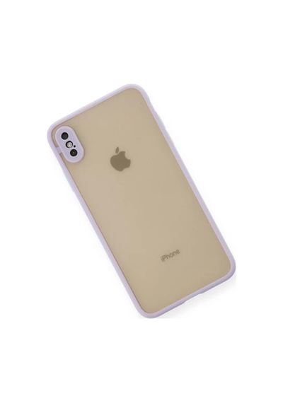 Newface Apple iPhone Uyumlu Xs Max Kılıf Montreal Silikon Kapak - Mor Diğer