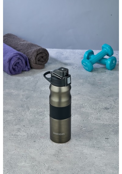 Cooker 700 Ml Paslanmaz Çelik Matara Termos Yk1204 Siyah