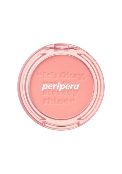 Pastel Tonlarda Sebum Dengeleyici Toz Allık Pure Blushed Sunshine Cheek 01 Calm Pink Çok Renkli