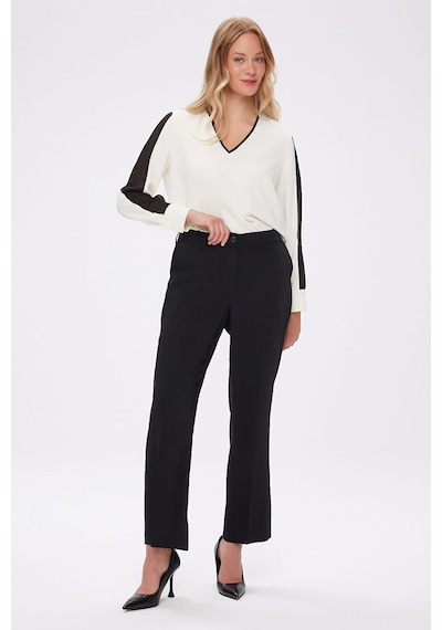 Faik Sönmez Slım Fıt Şık Pantolon W27pnt013 Uw27pnt01310 Siyah