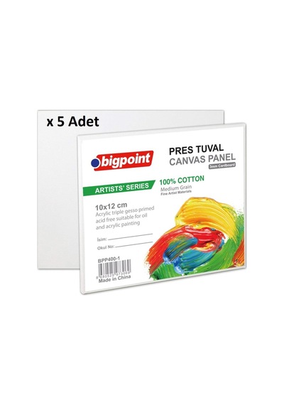 Bigpoint Artists' Pres Tuval 10x12cm X 5 Adet