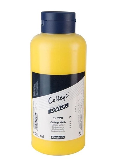 Schmincke : College Serisi Akrilik Boya : 750 Ml : College Sarı