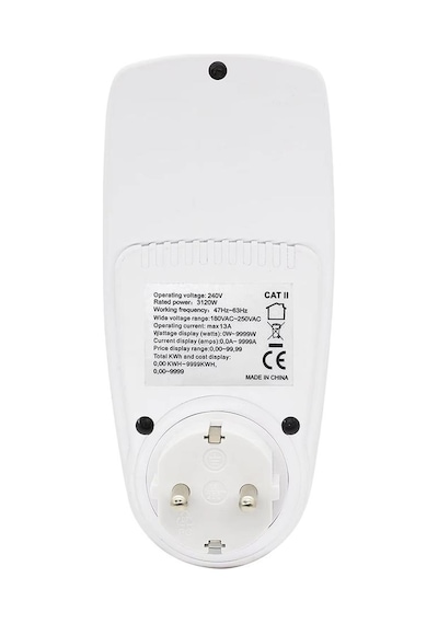 Dijital Wattmetre  Enerji Tüketim Sarfiyat Ölçer - 230V 16A 3680W