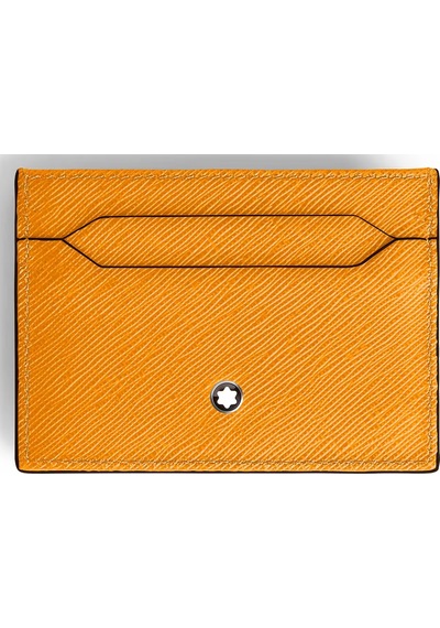 Mont Blanc Montblanc Sartorial Deri 5 Bölmeli Kartlık 221464 Turuncu