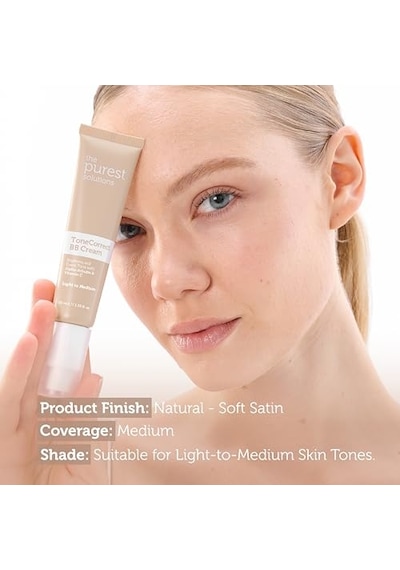 The Purest Solutions Bb Cream Tone Correct 40 Ml Light To Medium 00