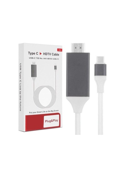 Type-C To HDMI HD TV Görüntü Aktarma Kablosu 2 Mt.