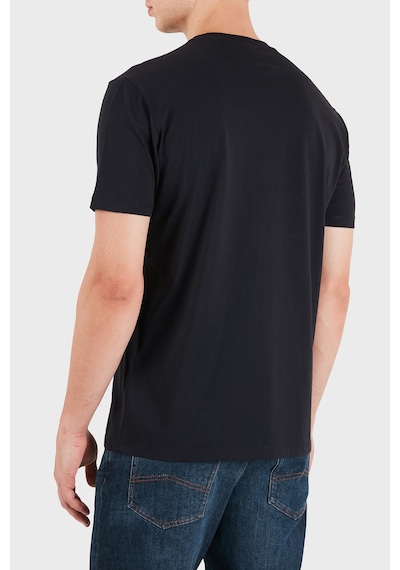 Armani Exchange Pamuklu Logolu Regular Fit Bisiklet Yaka T Shirt Erkek T Shirt Xm003044 Af21323 Ub101 Lacivert