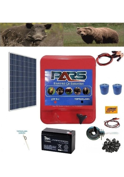 Pars Elektrikli Çit Ayı-Domuz Kovucu Eco Set 1000