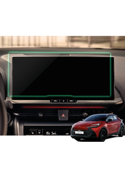 Toyota C-hr Hybrid 2024-2026 Uyumlu 12.3" Multimedya 9h Nano Ekran Koruyucu Şeffaf