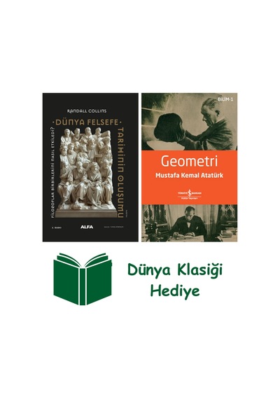 Dünya Felsefe Tarihinin Oluşumu Ciltli + Geometri + Dünya Klasiği Hediye