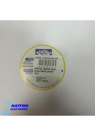 Kurtel 500gr 3mm Sn60/pb40 Lehim Teli