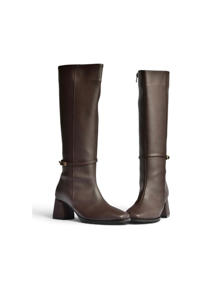 Fox Shoes Z920889009 Kahverengi Kalın Topuklu Günlük Kadın Çizme