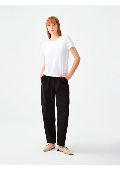 LOFT Regular Fit Kadın Tshirt K.kol Lf2037129 Q1.v1 Beyaz