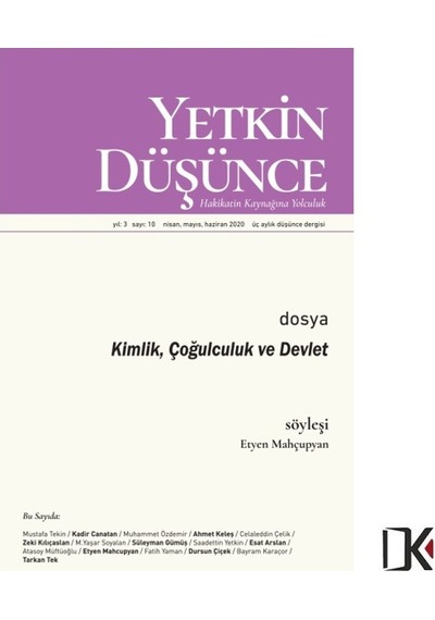 Yetkin Düşünce 10.Sayı Haziran 2020