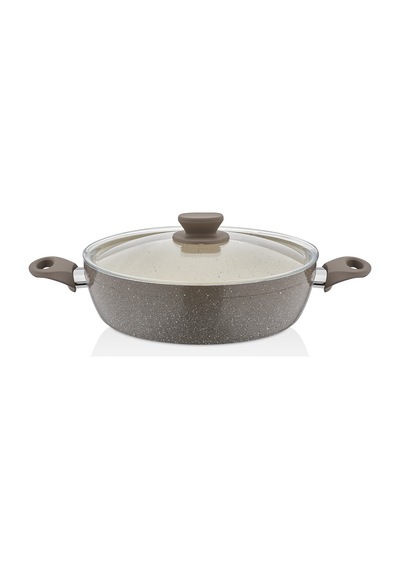 Polo Shef Panamera Granit Ezme Basık Tencere 24 CM