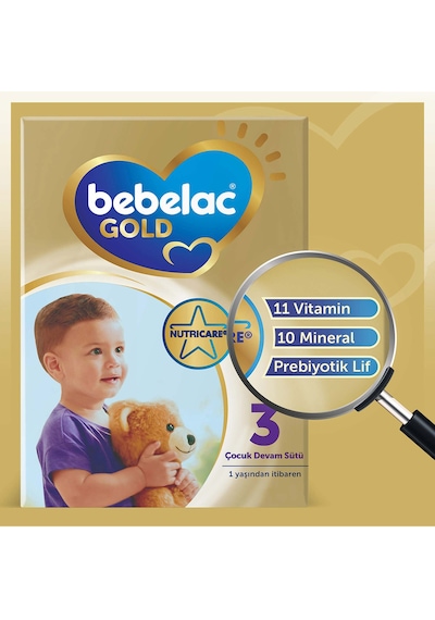 Bebelac Gold 3 Çocuk Devam Sütü 1 Yaş+  350 G