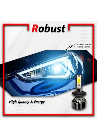 Robust R1 H7 Led Xenon 10000 / Lümen