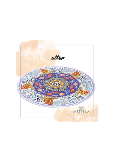 Mithra Moon Yoga Matı Altar Çok Renkli