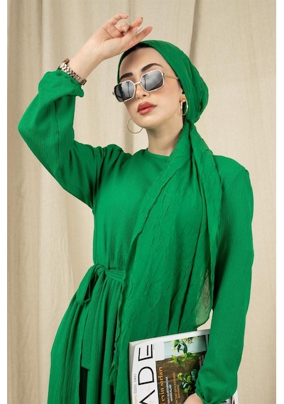 Sevitli Prenses Elbise-benetton Yeşili-1535-benetton Yeşil
