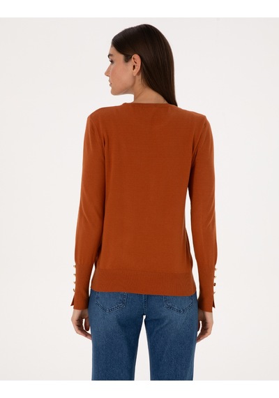 Pierre Cardin Kadın Tarçın Kazak /triko 50310735-vr191 Tarçın