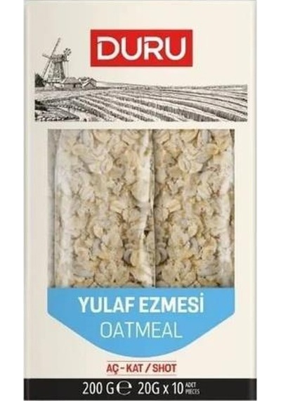 Duru Yulaf Ezmesi Oatmeal Aç - Kat 20 G X 10 Adet