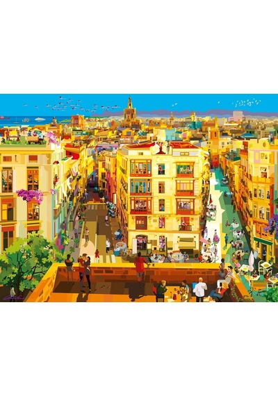 171927 1500 Parçalı Puzzle Valensiya&apos Da Yemek