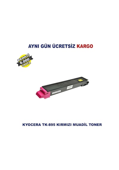 Tk-895 / Kyocera Ecosys Fs-C8020 Kırmızı Uyumlu Toner 6.000 Sf