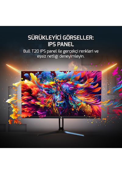 Gamepower Bull T20 Flat Fast Ips 180hz 0.5ms Fhd Gaming Monitör