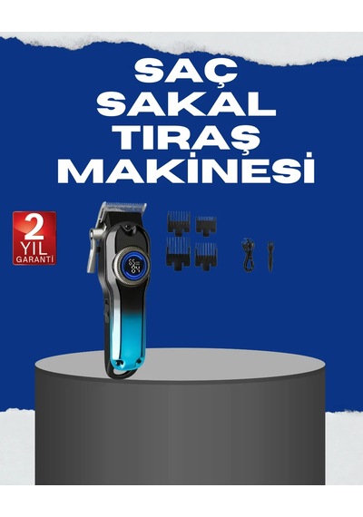 Usb Type-c Şarjlı Kablosuz/kablolu Erkek Tıraş Makinesi 2 Saat