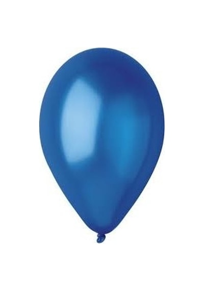 Gemar Metalik Balon 100'Lü Paket Mavi
