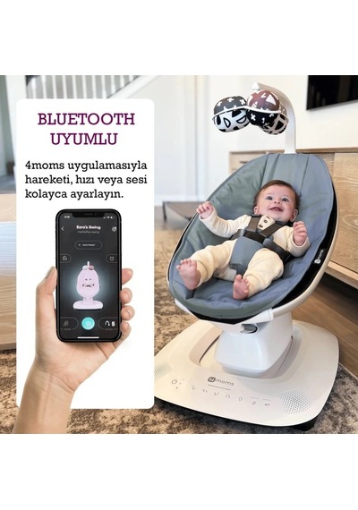 4moms Mamaroo 5.0 Elektrikli Ana Kucağı - Slate Blue