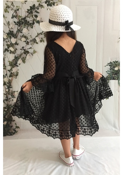 Mnk Baby & Kids Krem Şapkalı Dantelli Kız Çocuk Elbise 001 Mnk Baby & Kids Krem Şapkalı Dantelli Kız Çocuk Elbise 001
