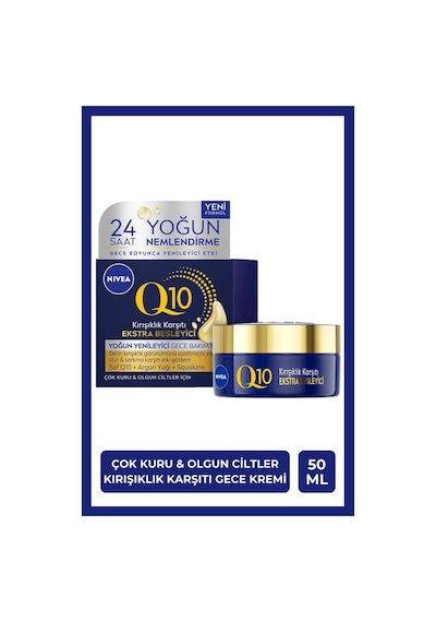 NIVEA Q10   Ekstra Gece Besleyici Bakım Kremi 50 ML
