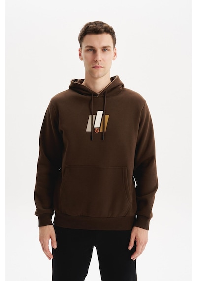 AR-MA Arma Erkek Kapüşonlu Sweatshirt Kanguru Cepli, 3 İplik Şardonlu, Regular Fit, %70 Pamuk %30 Polyester K30254628502 Kahverengi AR-MA Arma Erkek Kapüşonlu Sweatshirt Kanguru Cepli, 3 İplik Şardonlu, Regular Fit, %70 Pamuk %30 Polyester K30254628502 Kahverengi