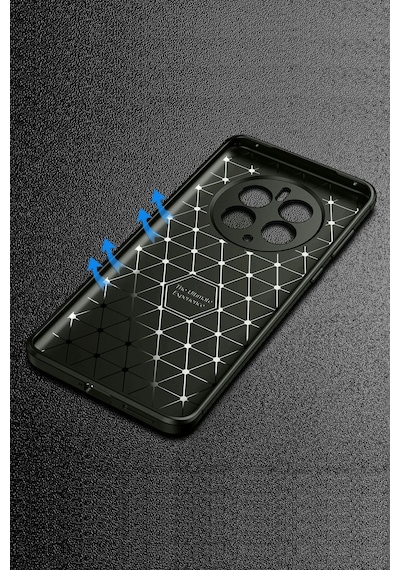 Cosmotex Newface Realme 12 Pro Plus Kılıf Auto Focus Karbon Kapak - Gri