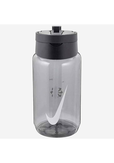 Nike Recharge Straw 16oz Bpa Free Wather Bootle Unisex Bpa İçermeyen 473 Ml Suluk Siyah Siyah