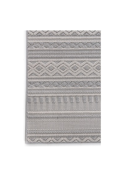 Bonnie Bo1258g Gri Halı Loop Sisal Modern Desen Pamuk Taban Tozuyok Salon Mutfak Koridor Halısı