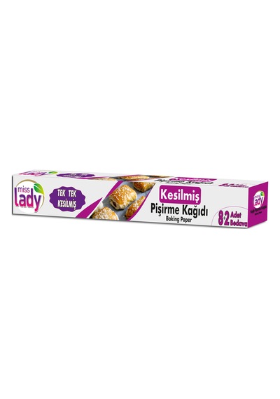 Miss Lady Kesilmiş Yağlı Pişirme Kağıdı 8+2 Adet